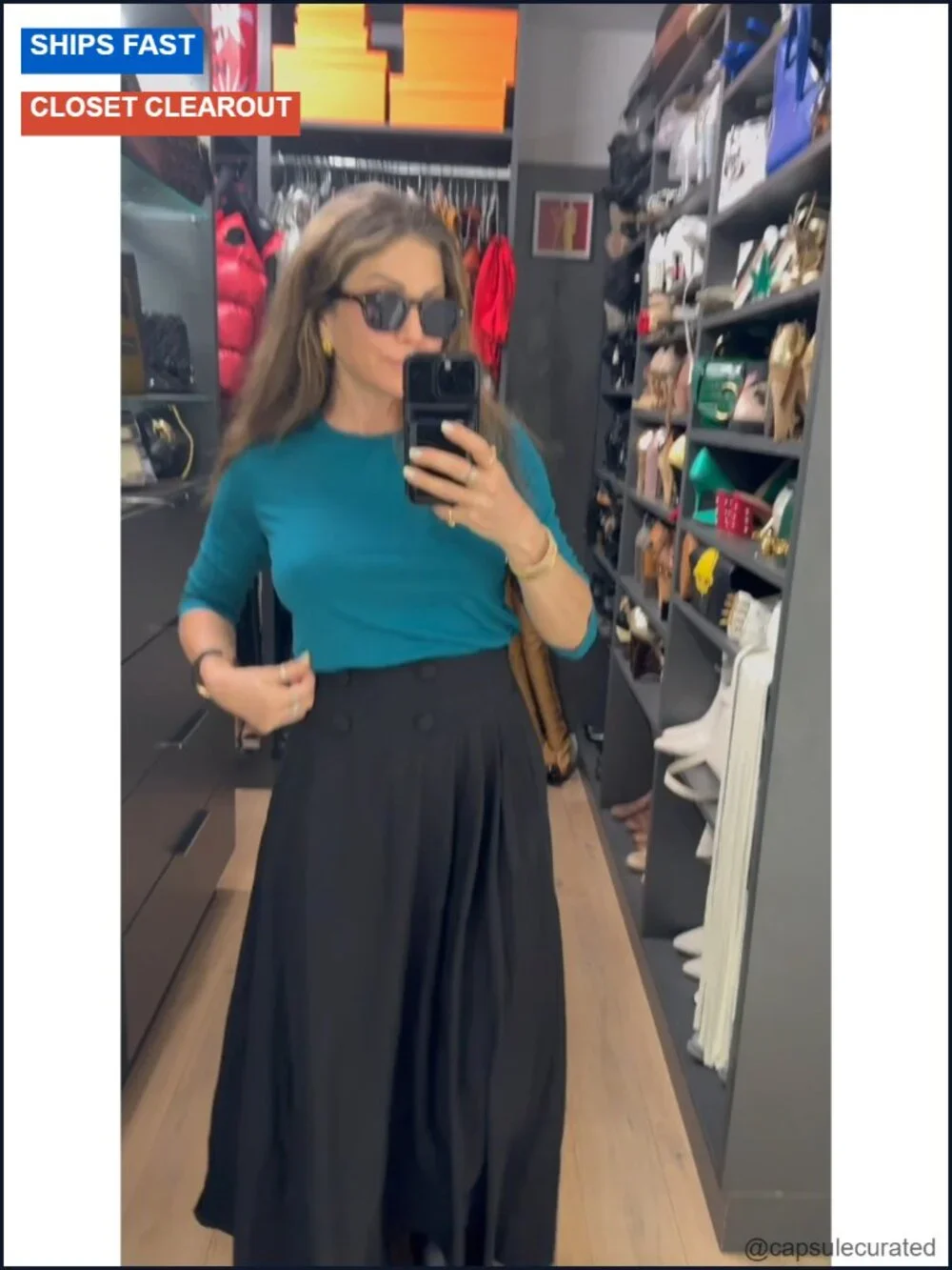 Women's 3/4 Sleeve T-Shirt 3-Pack Loose Fit Soft Rayon Blend Casual Tees
